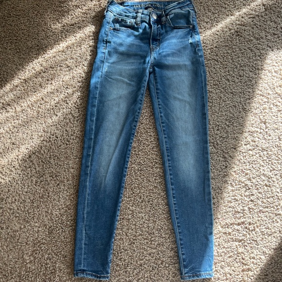 AE Next Level Stretch Hi-Rise Jegging Size 2 Short - Picture 2 of 7